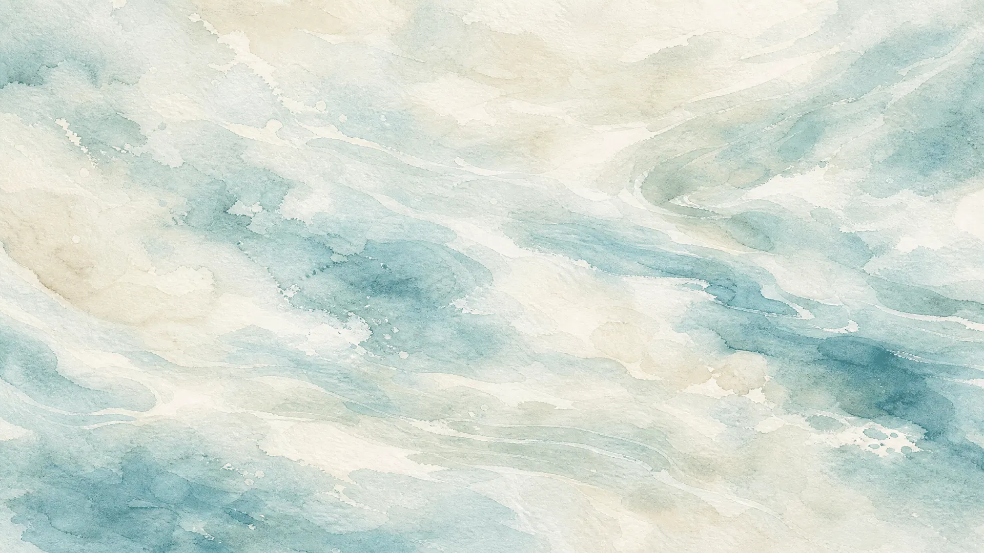 Soft watercolor texture of flowing river water