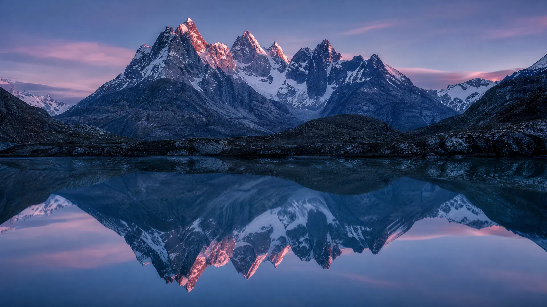 Still Water, Cold Peaks — Torres del Paine, Patagonia