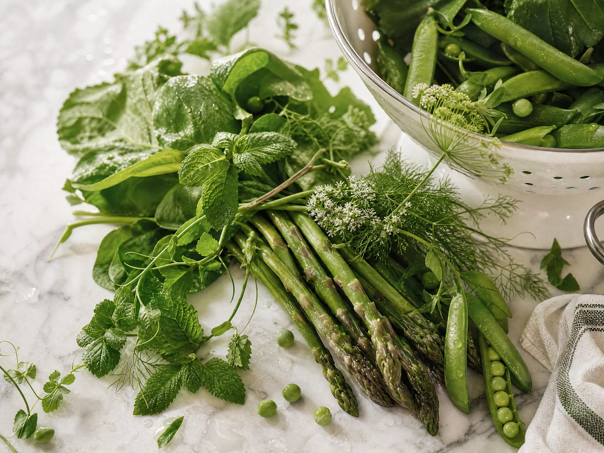The First Greens of Spring