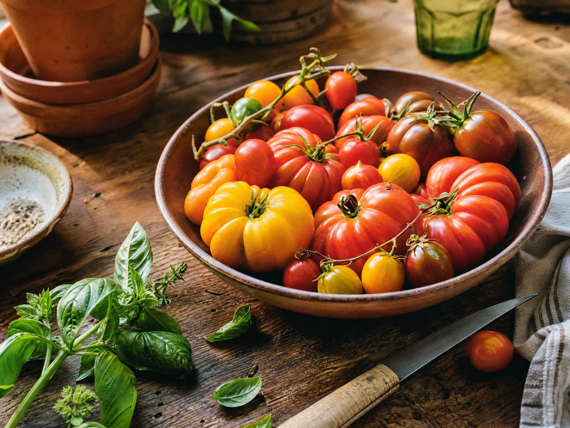 Late-Summer Tomatoes, Three Quiet Ways